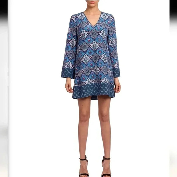 Juicy Couture Black Label Women's SW Silk Antibes Tile Dress - Picture 3 of 10